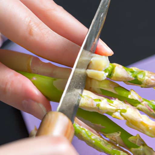 Trimming the Ends of Asparagus