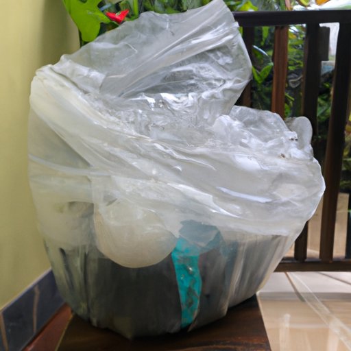 Reuse Plastic Bags as Trash Can Liners