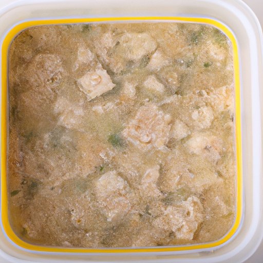 Freeze Soup in an Airtight Container