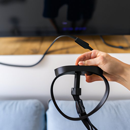 Connecting an HDMI Cable to Stream Oculus to TV