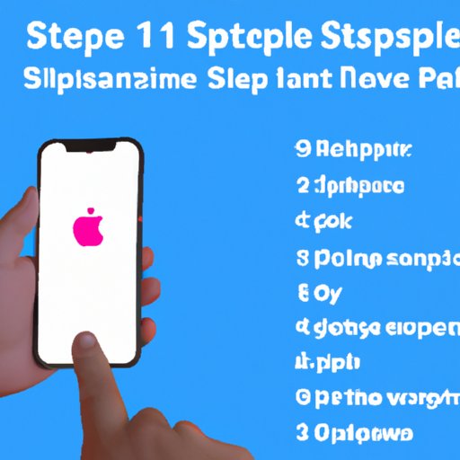 Describe the Steps to Take a Screenshot on an iPhone 8