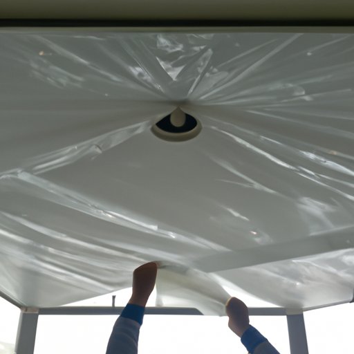 Remove the Canopy Cover from the Ceiling