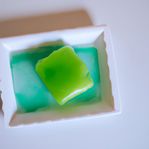 Freeze the Slime with Ice Cubes