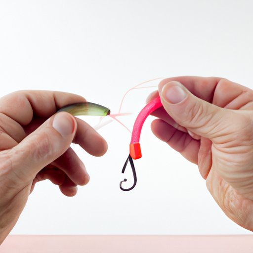 Demonstrating How to Tie a Lure on Fishing Line with Video Tutorial