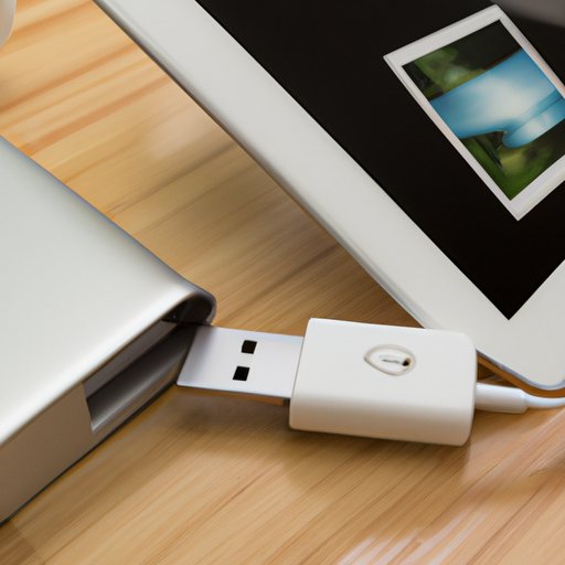 Transferring Photos Using Apple Lightning to USB Cable