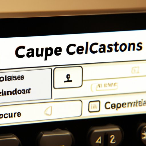 Access the Closed Captioning Options on your Cable Box