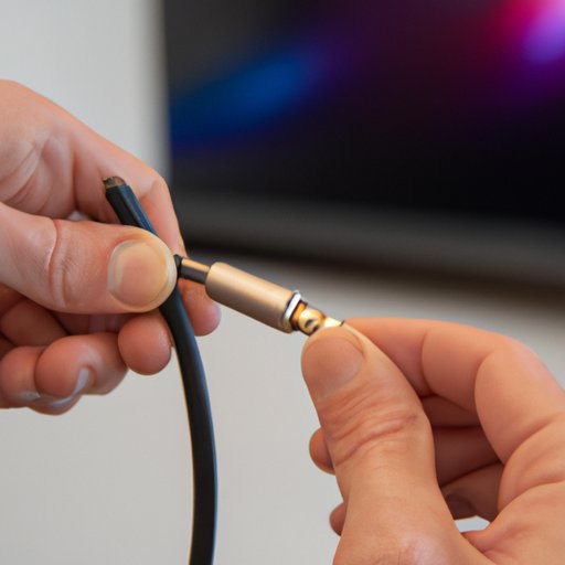 Plugging in an Ethernet Cable to Your Apple TV