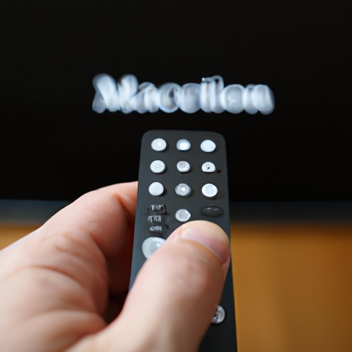 Using the Apple TV Remote to Turn On Your Apple TV