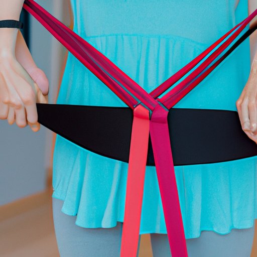 Demonstrating the Benefits of Yoga Straps for Improved Flexibility
