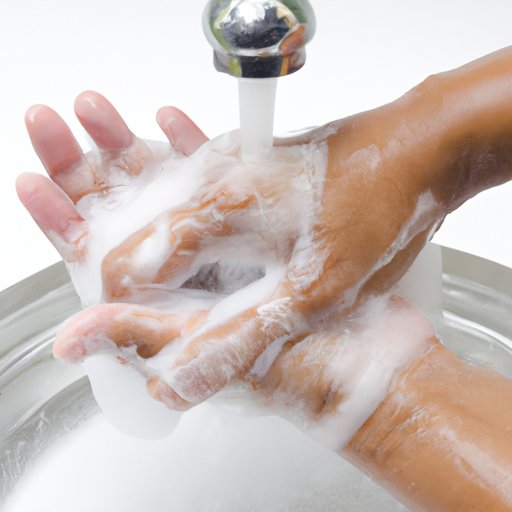 Hand Wash with Warm Water and Soap
