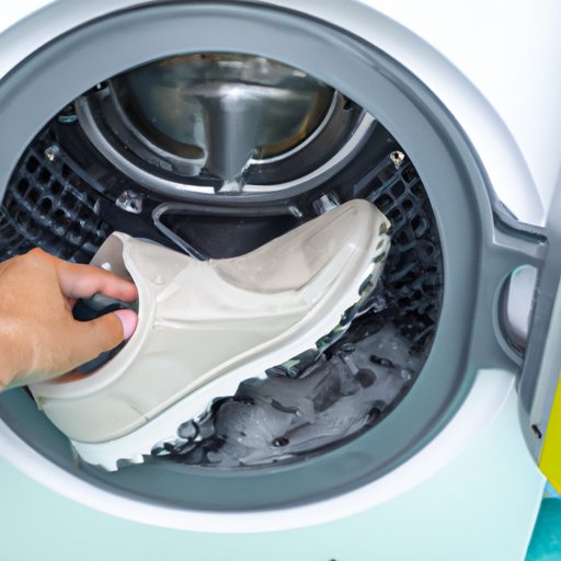 Remove Shoes from Washer and Inspect for Stains