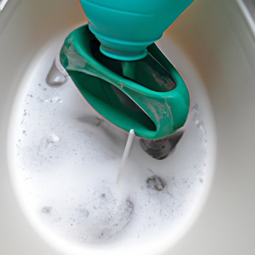 Add the Detergent to the Tub or Cleaning Machine