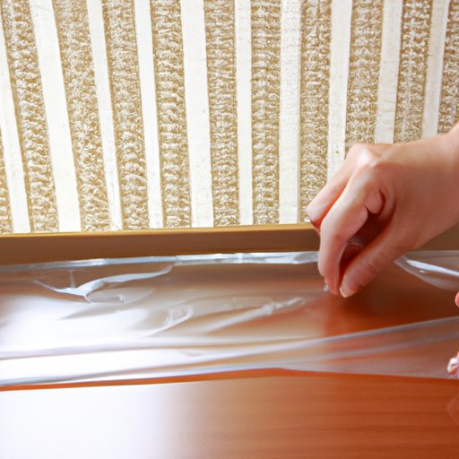 Line the Furniture with Plastic Sheeting