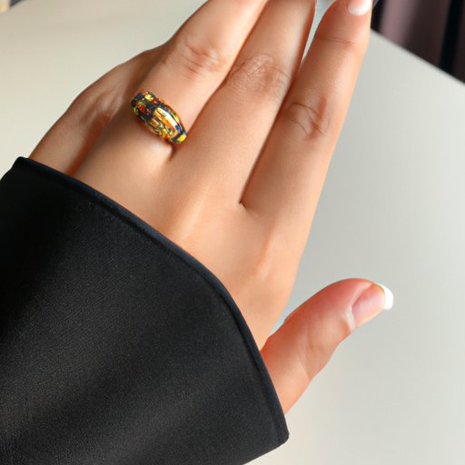 Create a statement with an oversized ring