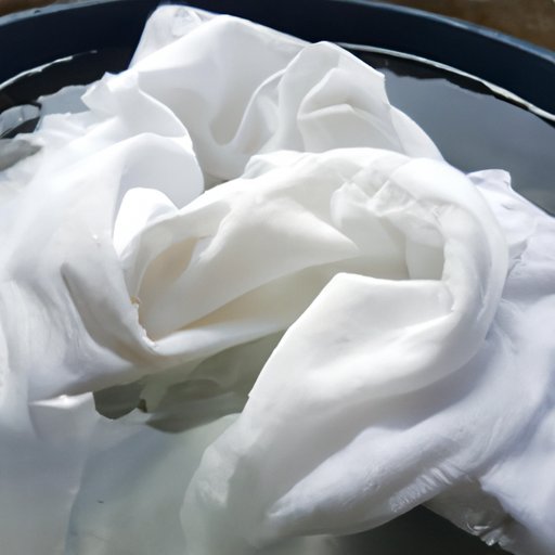 Soak White Clothes in Vinegar