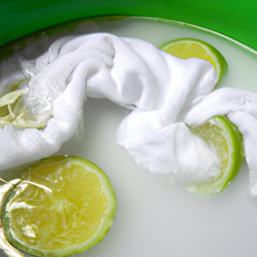 Boil White Clothes in Water with Lemon Juice