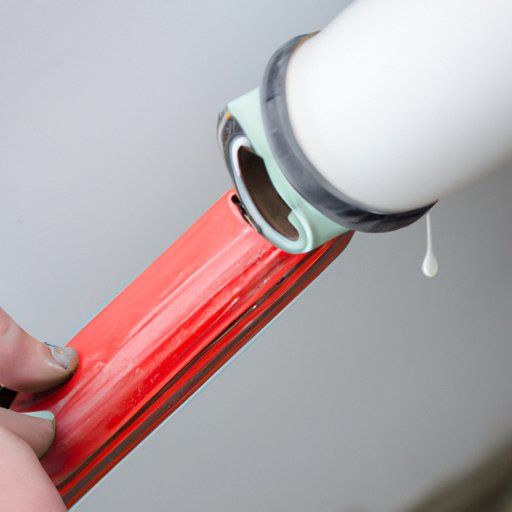 Seal the Pipe with Caulk