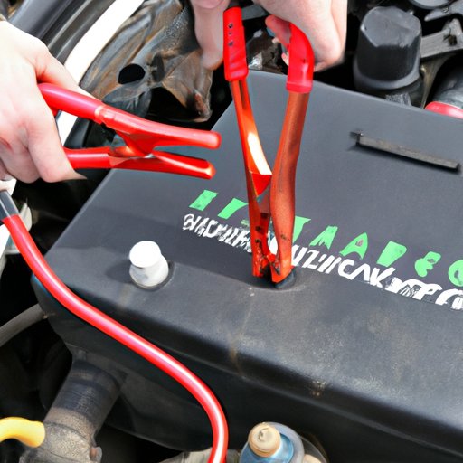 Attach Jumper Cables to Dead Car Battery