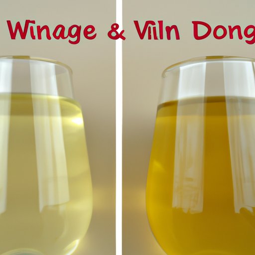 A Comparison of White Cooking Wine and White Wine Vinegar