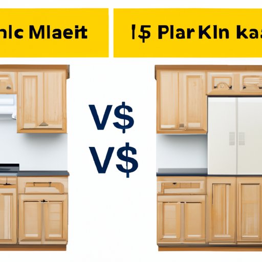 Cost Comparison of Painting vs. Replacing Kitchen Cabinets