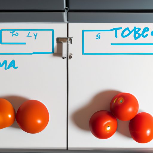 An Analysis of Refrigerator vs. Countertop Storage for Tomatoes