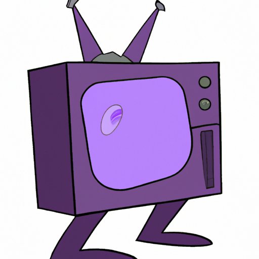 The Significance of a Purple TV in Popular Cartoons