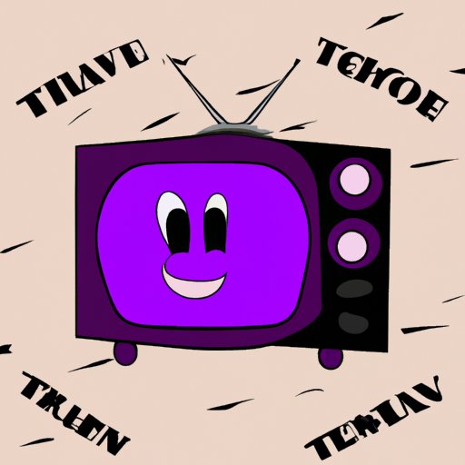 Popular Cartoons Featuring a Purple TV