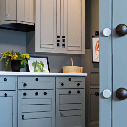 How to Create a Harmonious Look with Gray Walls and Colorful Cabinets