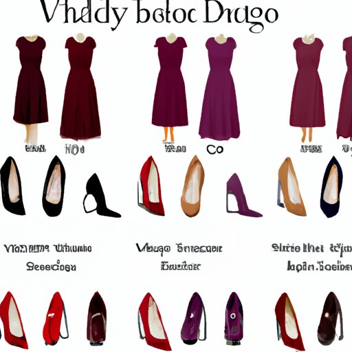 A Guide to Choosing the Right Shoe Color for a Burgundy Dress
