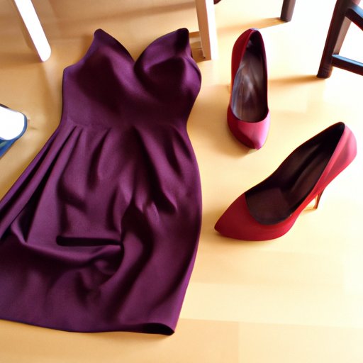 Putting Together the Perfect Look: Shoes and a Burgundy Dress
