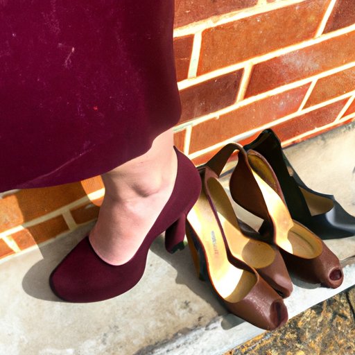 What Shade of Shoes to Wear with Your Burgundy Dress