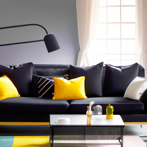 From Monochrome to Multicoloured: 6 Ideas for Decorating Around a Black Sofa
