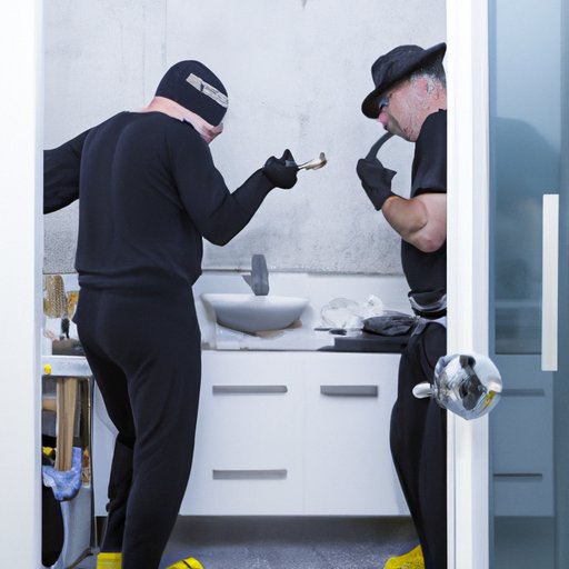 Inside a Crime Scene: The Conversation Between a Policeman and Burglar in the Bathroom
