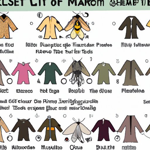 A Visual Guide to Identifying Clothes Moths
