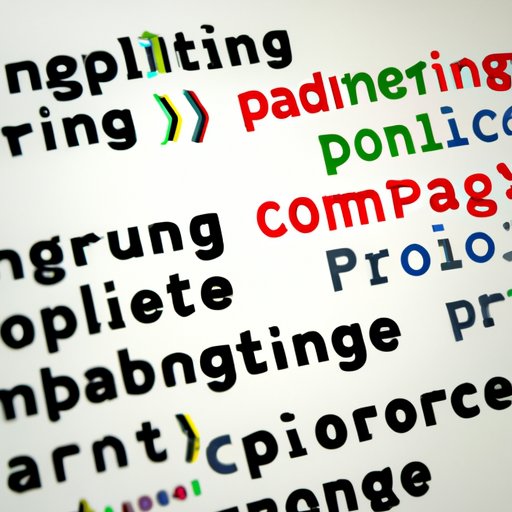 Exploring the Different Types of Programming Languages Used in Computer Programming