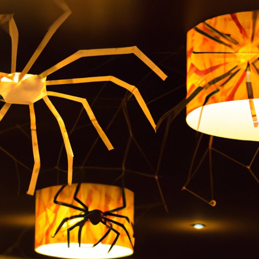 Creative Ideas for Decorating with Spider Lamp Shades