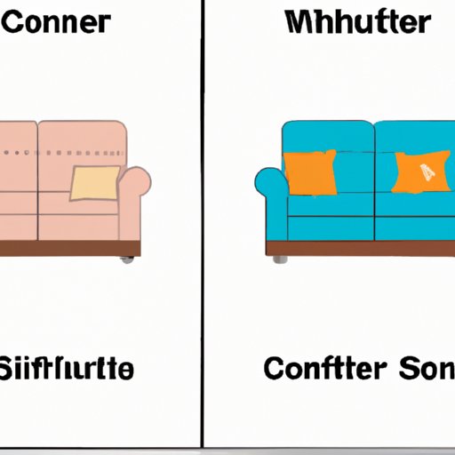Comparing the Aesthetics of a Sofa and a Couch