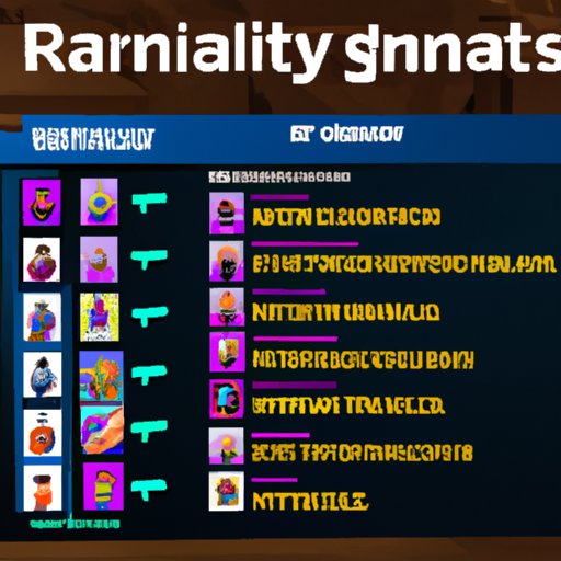 Analyzing the Rarity of All Skins in Fortnite
