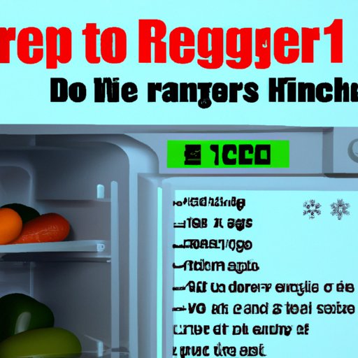 How to Set the Right Temperature in Your Refrigerator