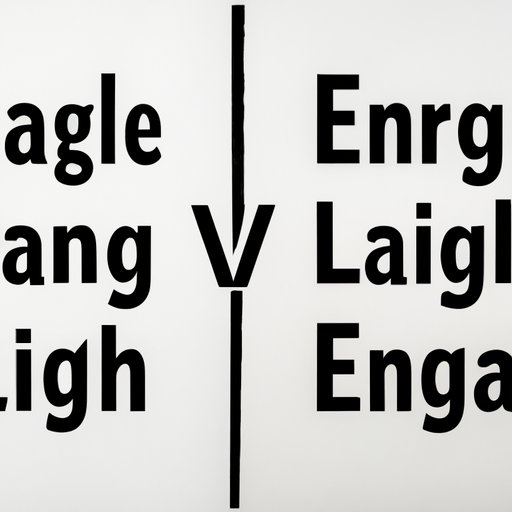 Comparing English to Other Languages: Examining the Similarities