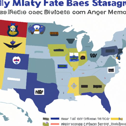Overview of States with Most Military Bases