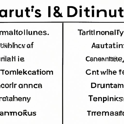 Comparison and Contrast of Traits