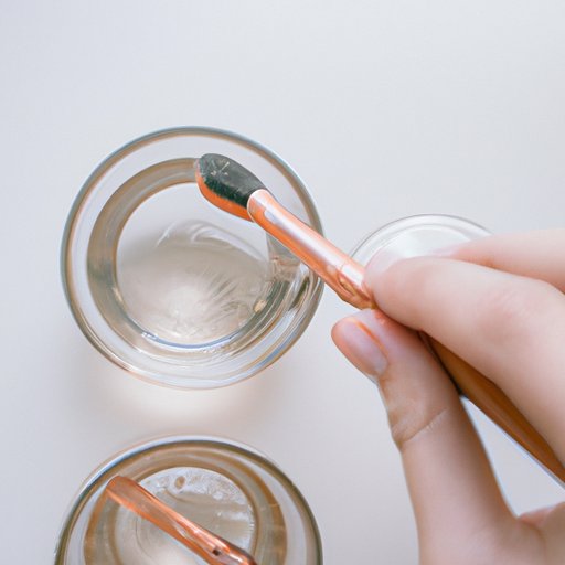 Cleaning Makeup Brushes with Vinegar and Water