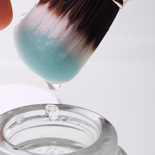 Cleaning Makeup Brushes with Rubbing Alcohol