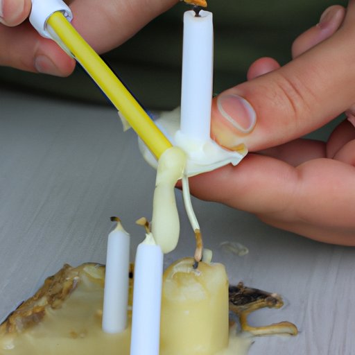 Using Candle Wax to Make Fire Starters