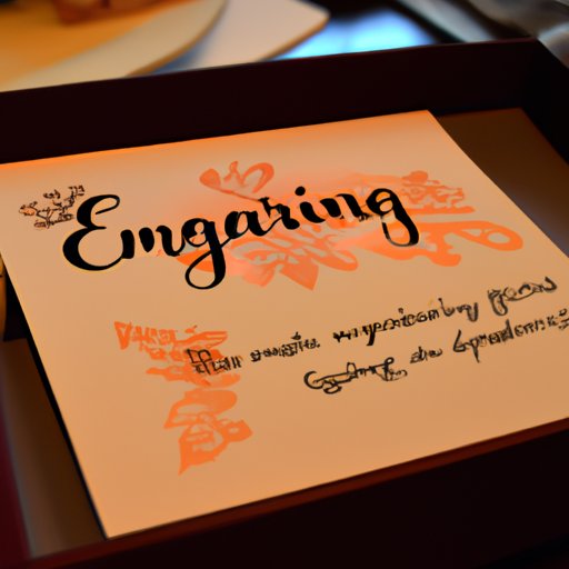 Ideas for What to Include in an Engagement Card