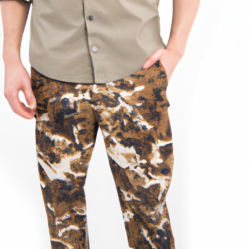 Khaki Pants with a Printed Shirt
