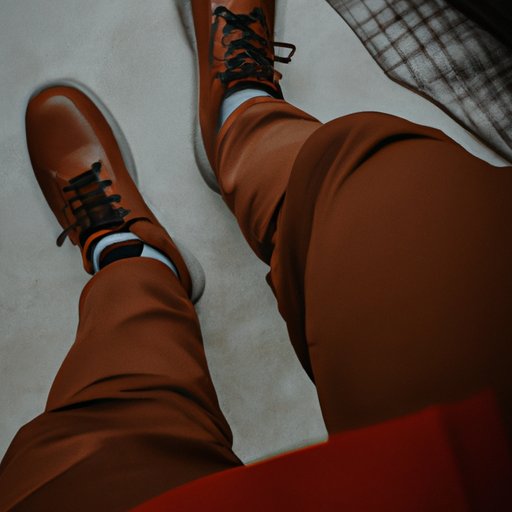 Monochromatic Outfits with Brown Shoes