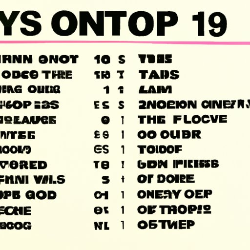 An Overview of the Top 10 Songs in 1975