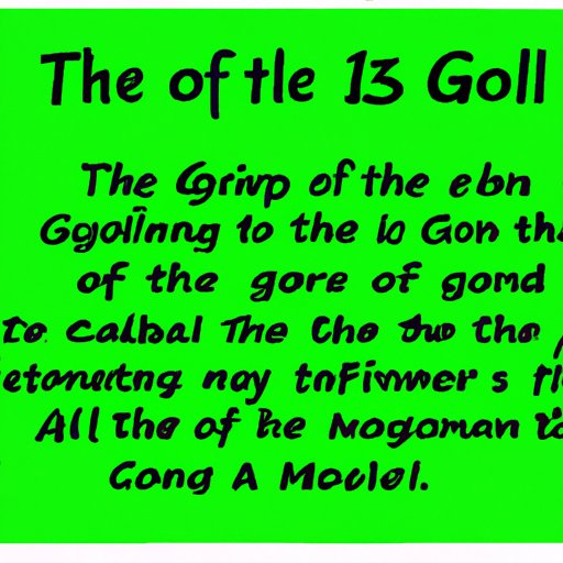 What We Know About the Invention of Golf